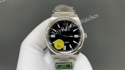 K Factory Rolex Oyster Perpetual 3230 Movement 41mm Black Face Watch